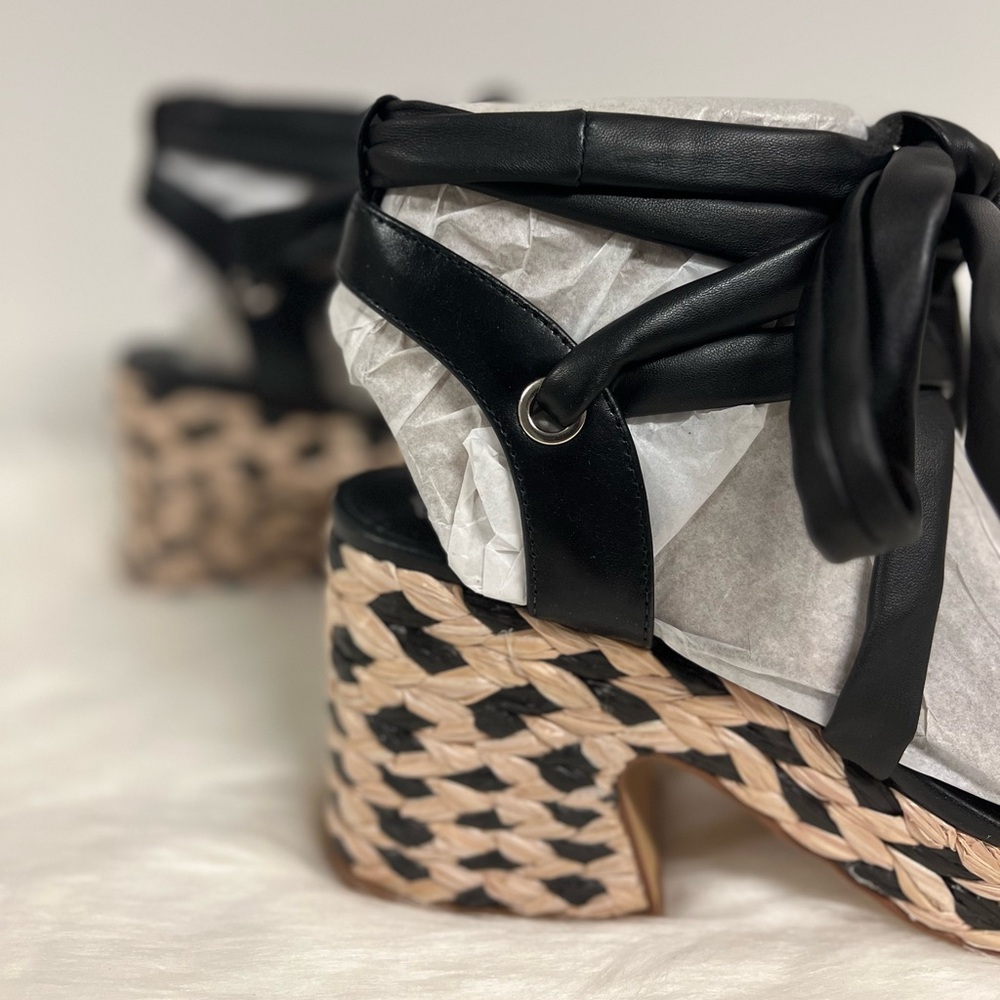 Vince Camuto Roreka Strappy Espadrille High Heel Platform Sandals Size 7.5 NWOB - Picture 5 of 10